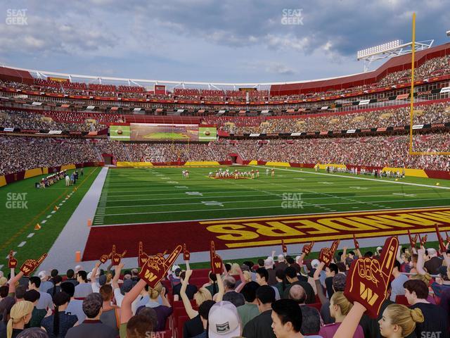 Seating view for Northwest Stadium Section 134