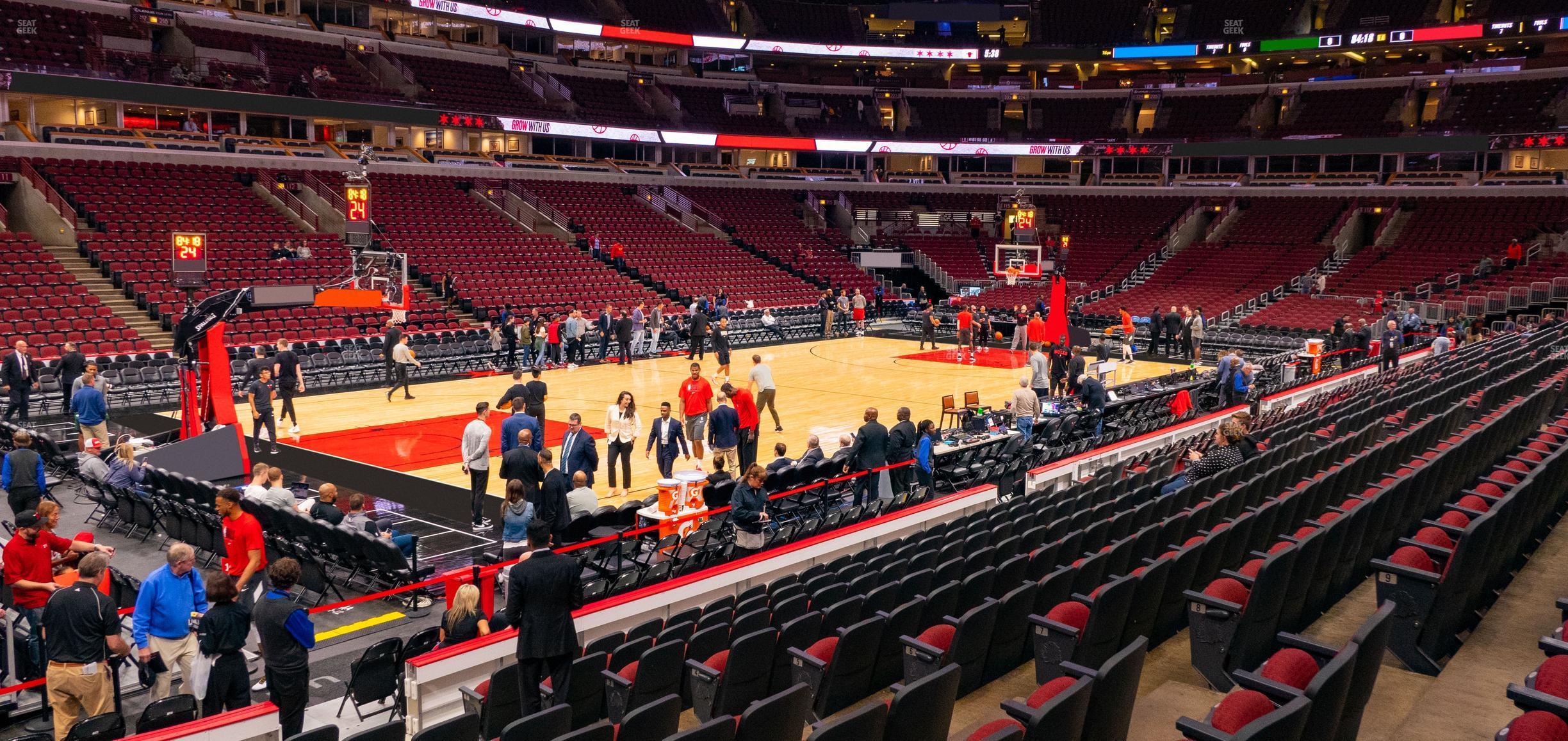 Seating view for United Center Section 103