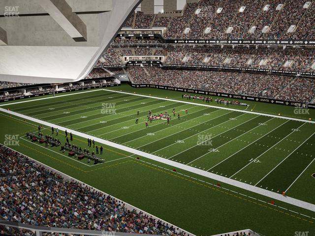 Seating view for Caesars Superdome Section Suite 437