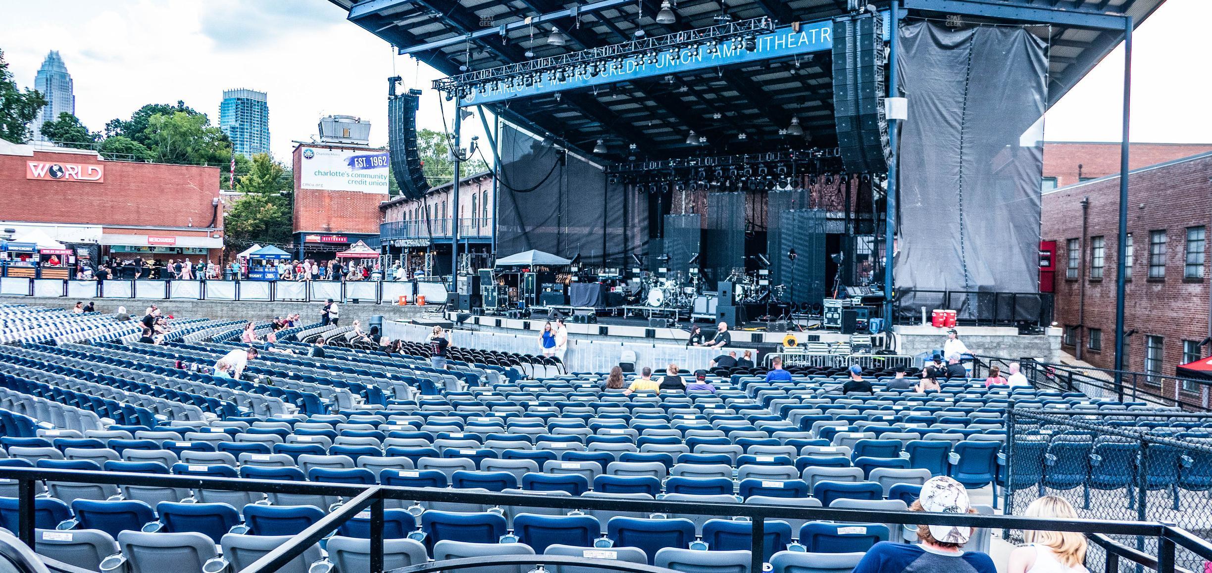 Seating view for Skyla Credit Union Amphitheatre Section Box 1