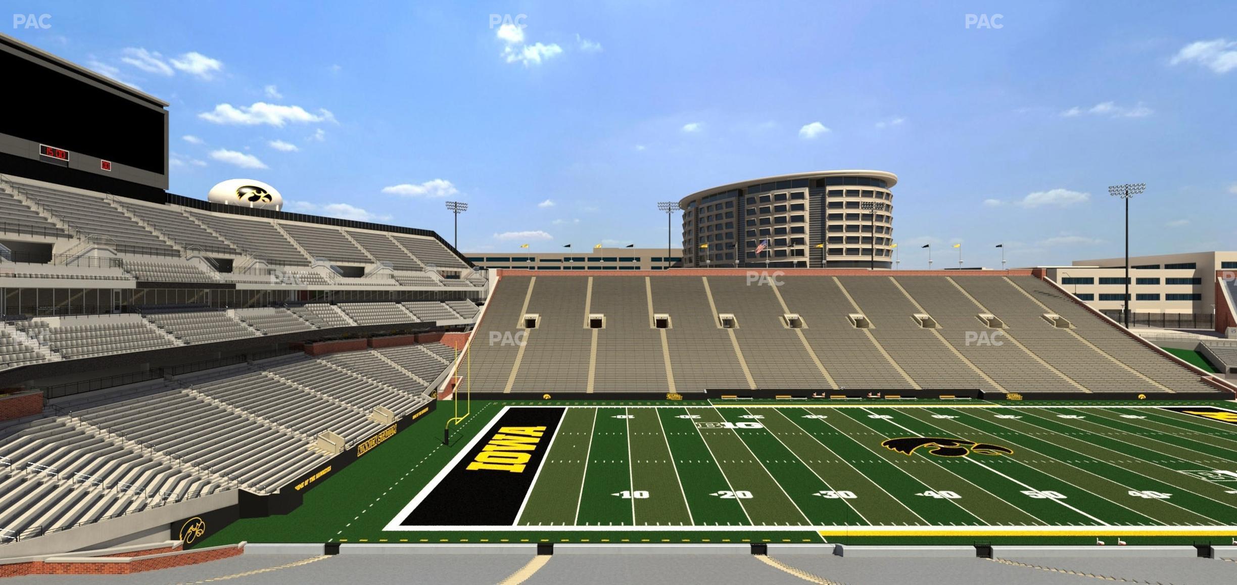 Seating view for Kinnick Stadium Section 129