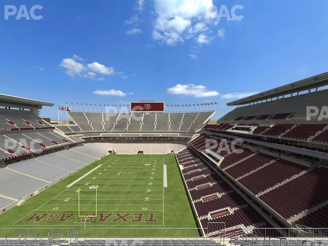 Seating view for Kyle Field Section 318