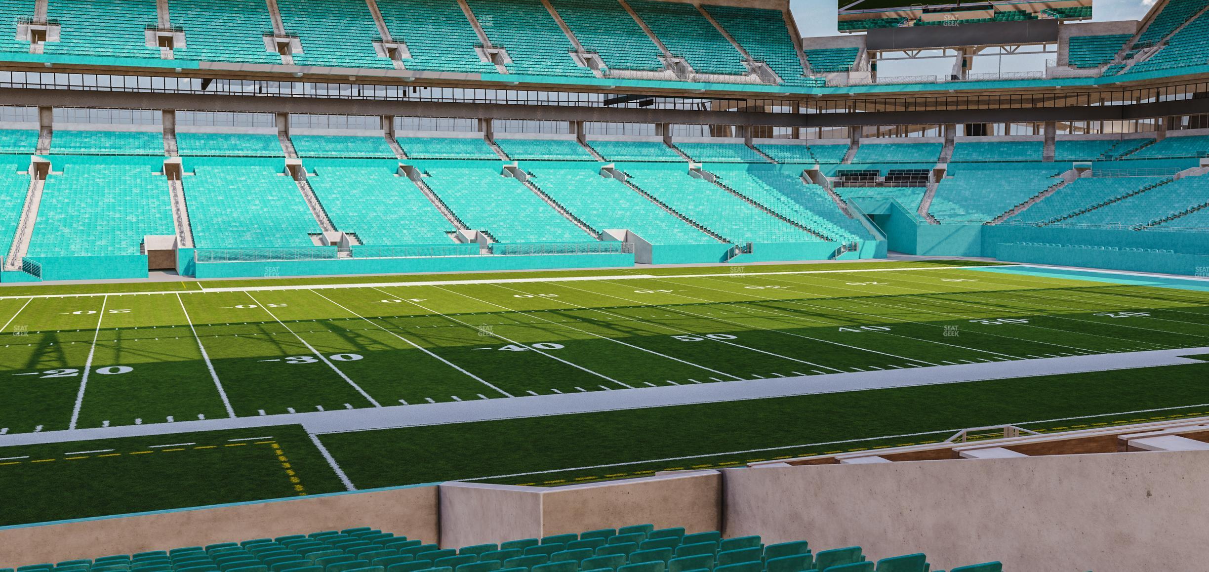 Seating view for Hard Rock Stadium Section 148