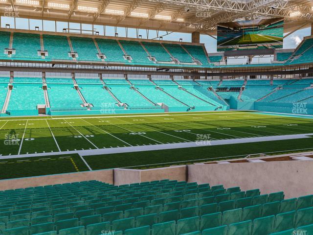 Seating view for Hard Rock Stadium Section 148