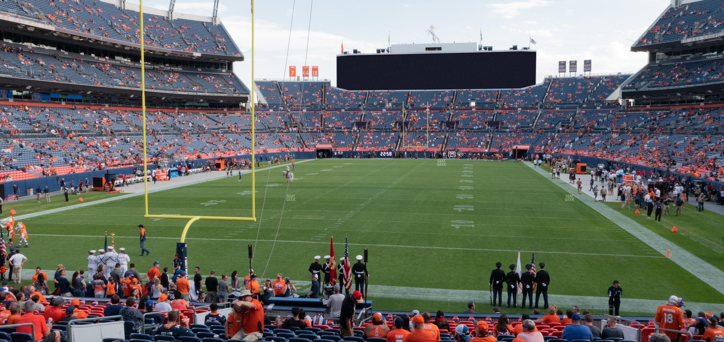 Seating view for Empower Field at Mile High Section 113