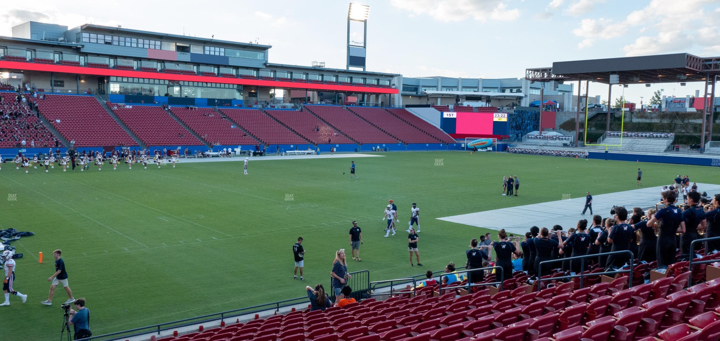 Seating view for Toyota Stadium Section 123