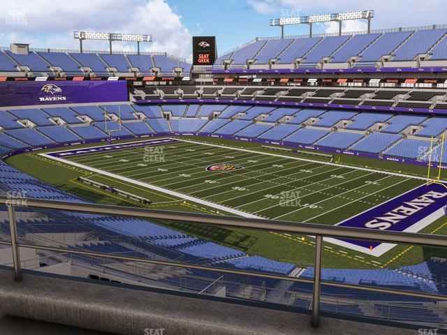 Seating view for M&T Bank Stadium Section Suite 426