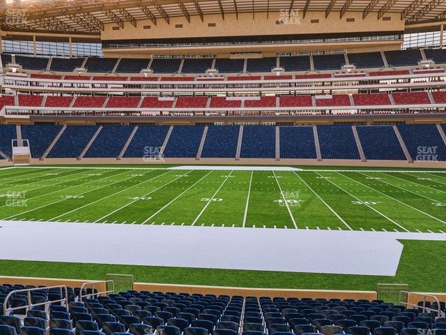 Seating view for NRG Stadium Section 106