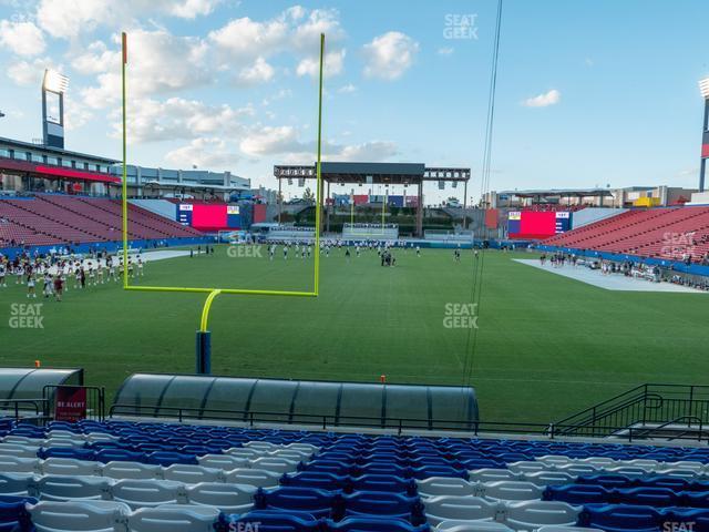 Seating view for Toyota Stadium Section 117