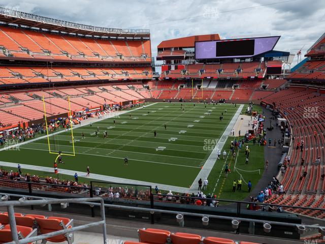 Seating view for Huntington Bank Field Section 350