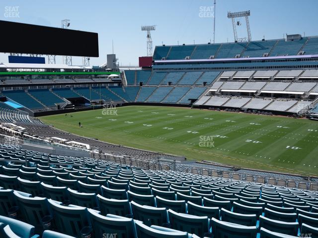 Seating view for EverBank Stadium Section 232