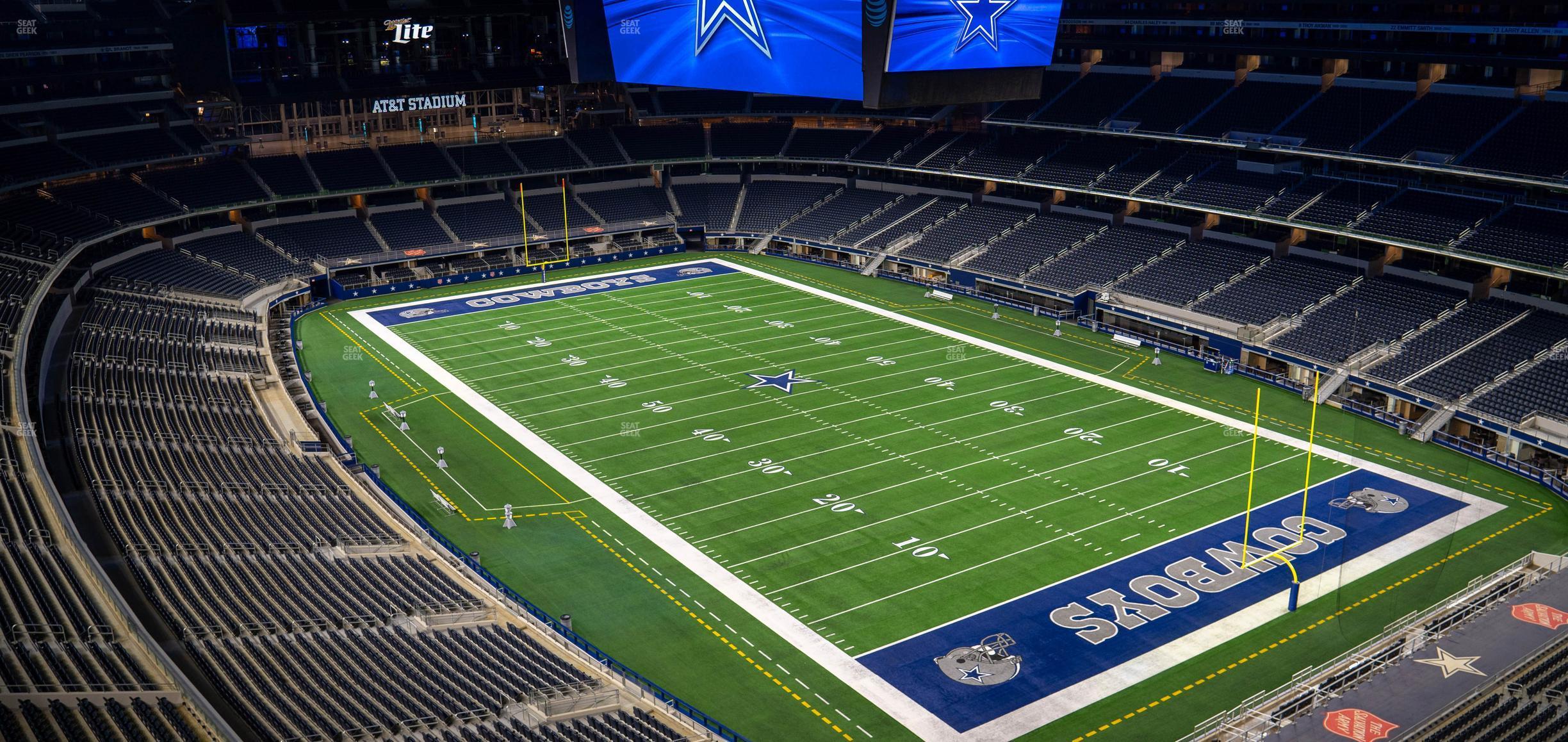 Seating view for AT&T Stadium Section Star Suite 618