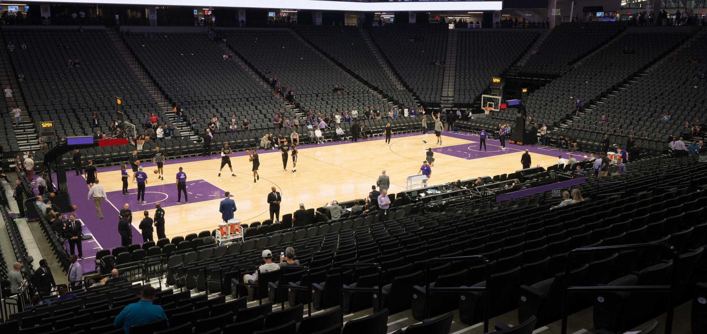 Seating view for Golden 1 Center Section 109