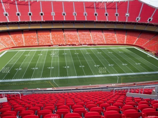 Seating view for GEHA Field at Arrowhead Stadium Section 325