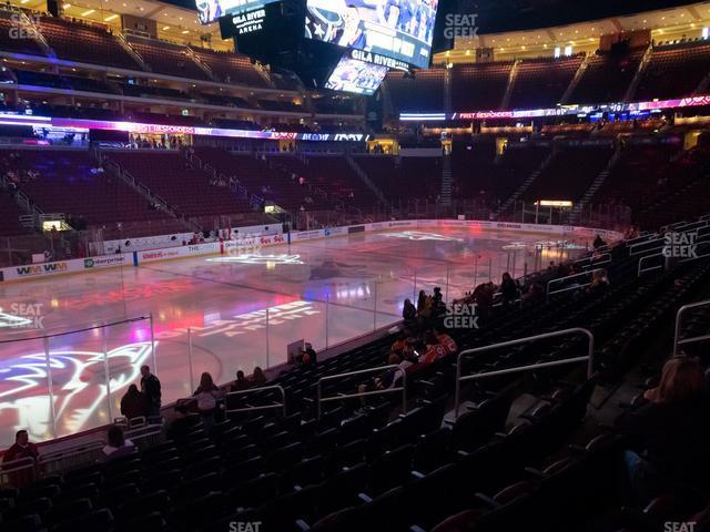 Seating view for Desert Diamond Arena Section 114