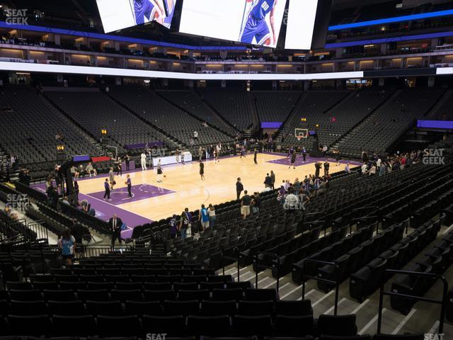 Seating view for Golden 1 Center Section 123