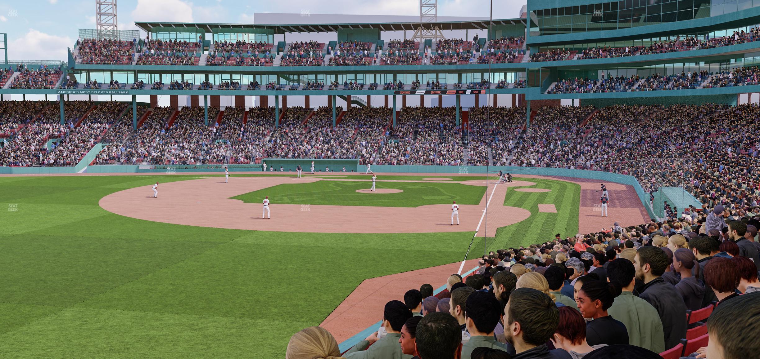 Seating view for Fenway Park Section Loge Box 165