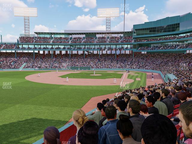 Seating view for Fenway Park Section Loge Box 165