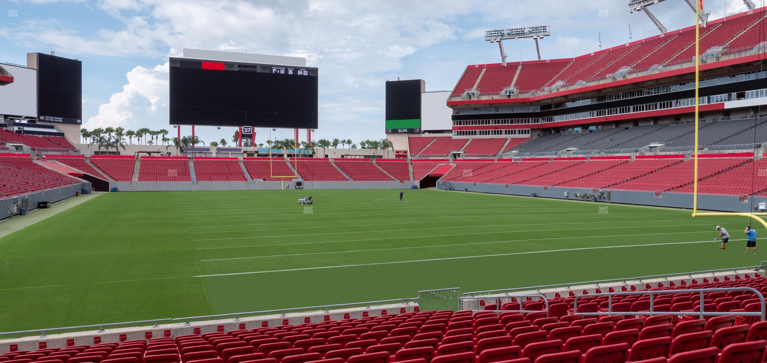 Seating view for Raymond James Stadium Section 146