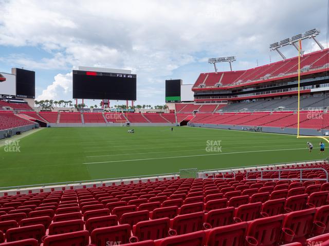 Seating view for Raymond James Stadium Section 146