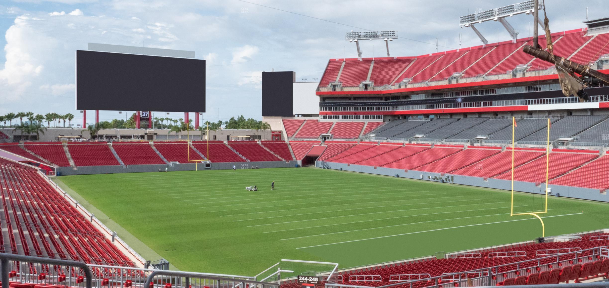 Seating view for Raymond James Stadium Section 245