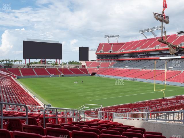 Seating view for Raymond James Stadium Section 245