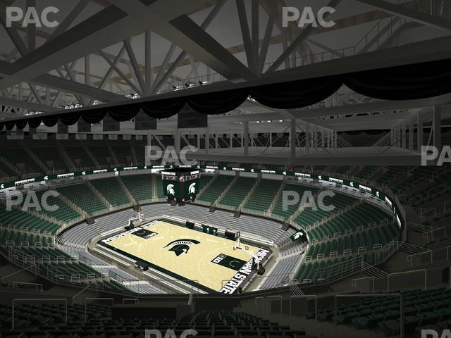 Seating view for Jack Breslin Student Events Center Section Bleachers 223