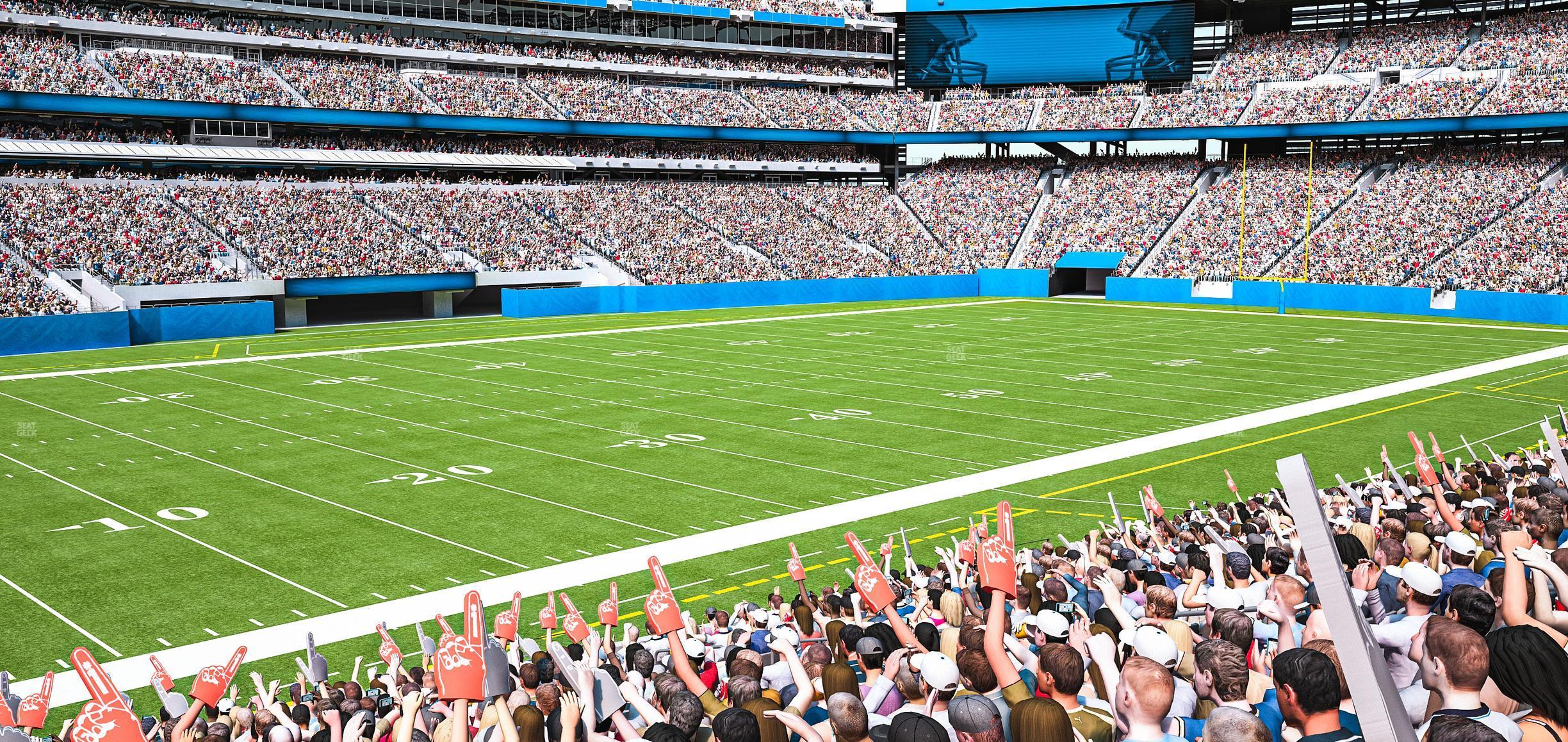 Seating view for MetLife Stadium Section 117