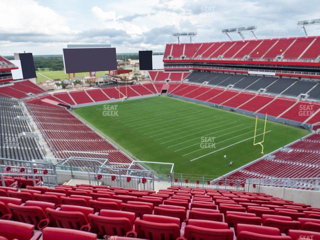 Seating view for Raymond James Stadium Section 319