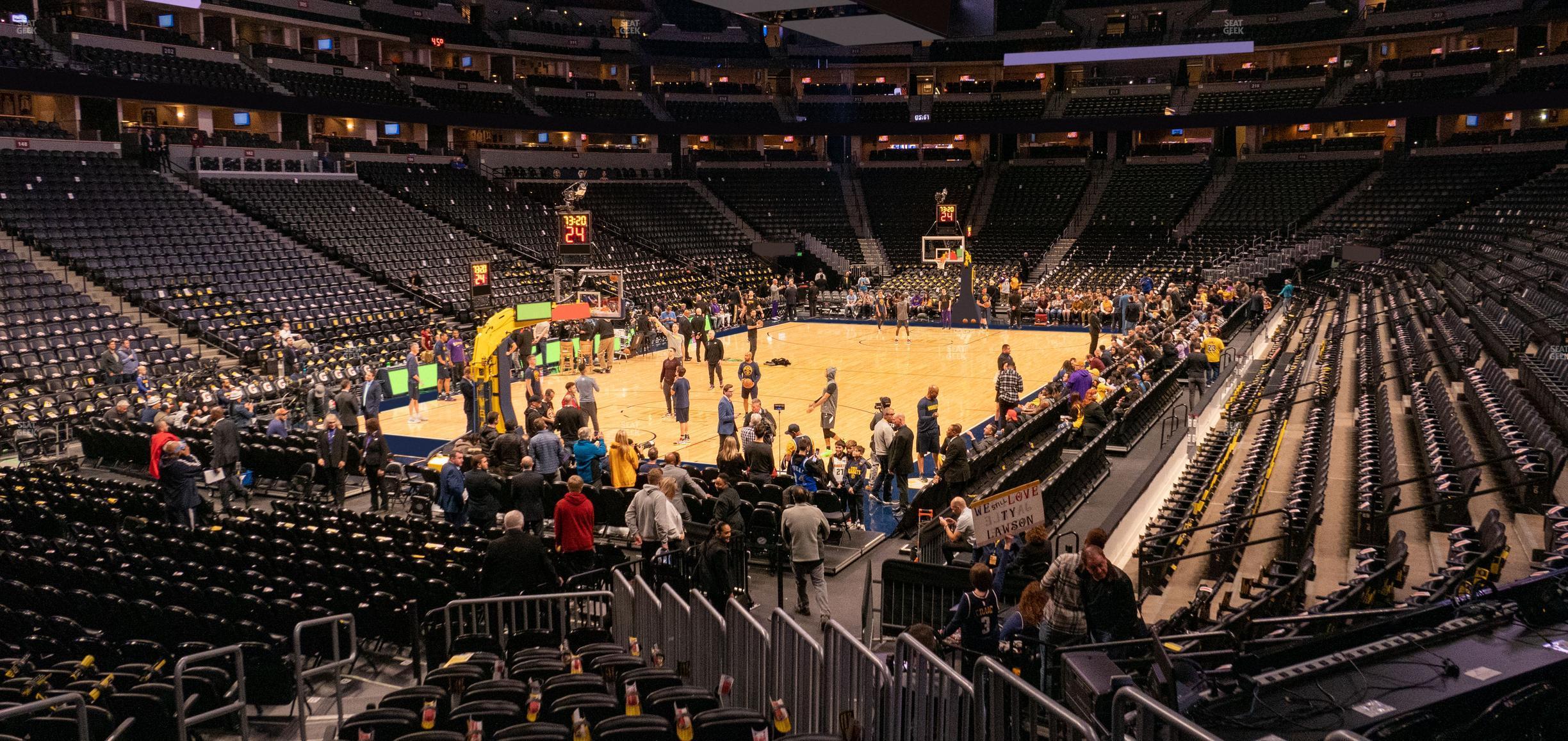 Seating view for Ball Arena Section 132