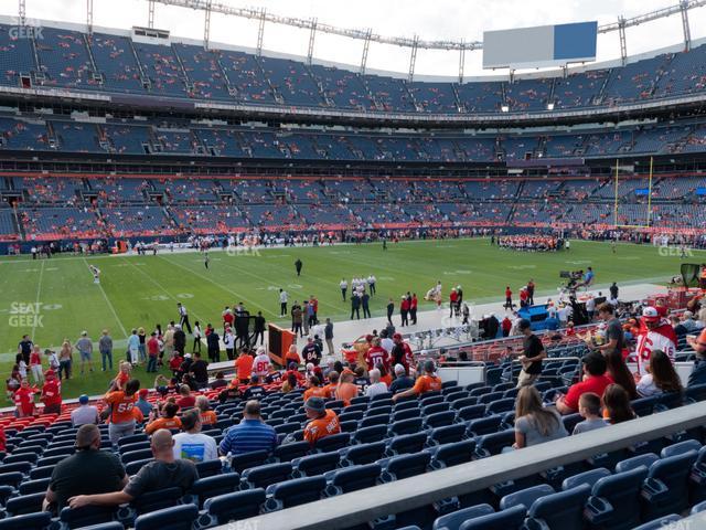 Seating view for Empower Field at Mile High Section 125