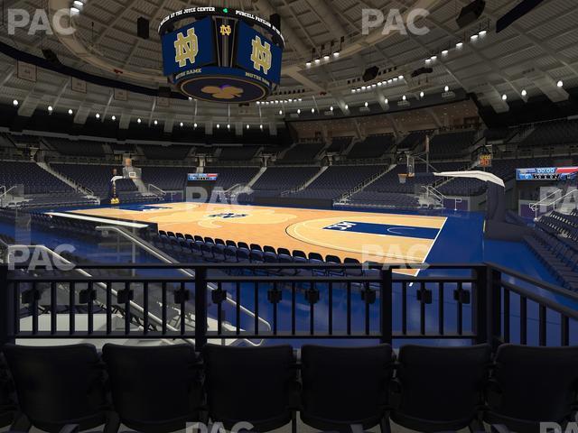 Seating view for Purcell Pavilion at the Joyce Center Section 8