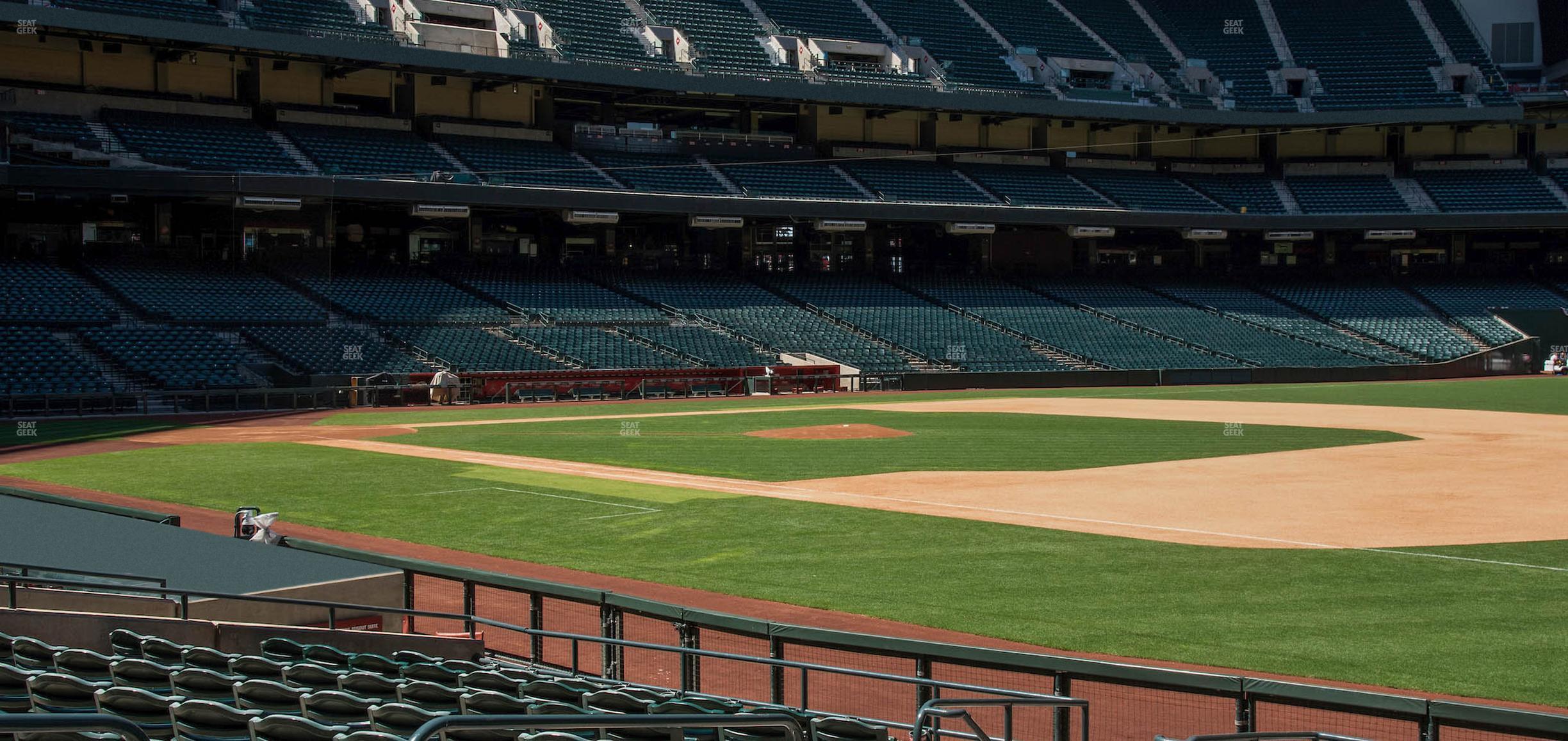 Seating view for Chase Field Section 113