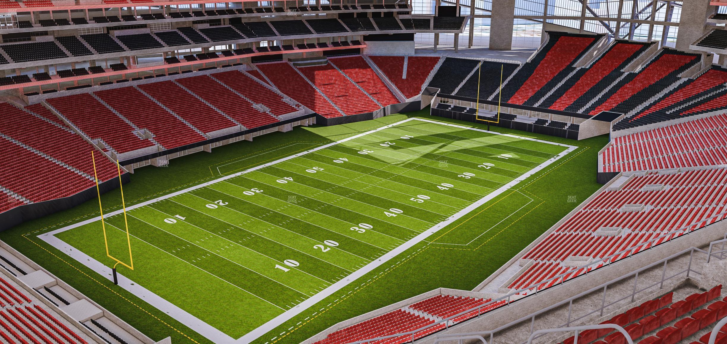 Seating view for Mercedes-Benz Stadium Section 319