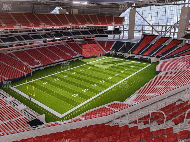 Seating view for Mercedes-Benz Stadium Section 319