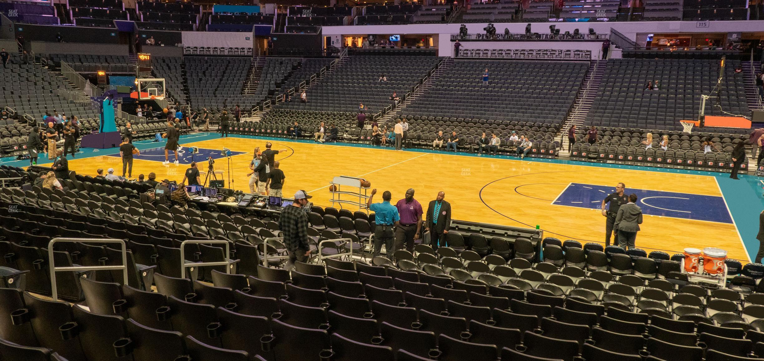 Seating view for Spectrum Center Section 104