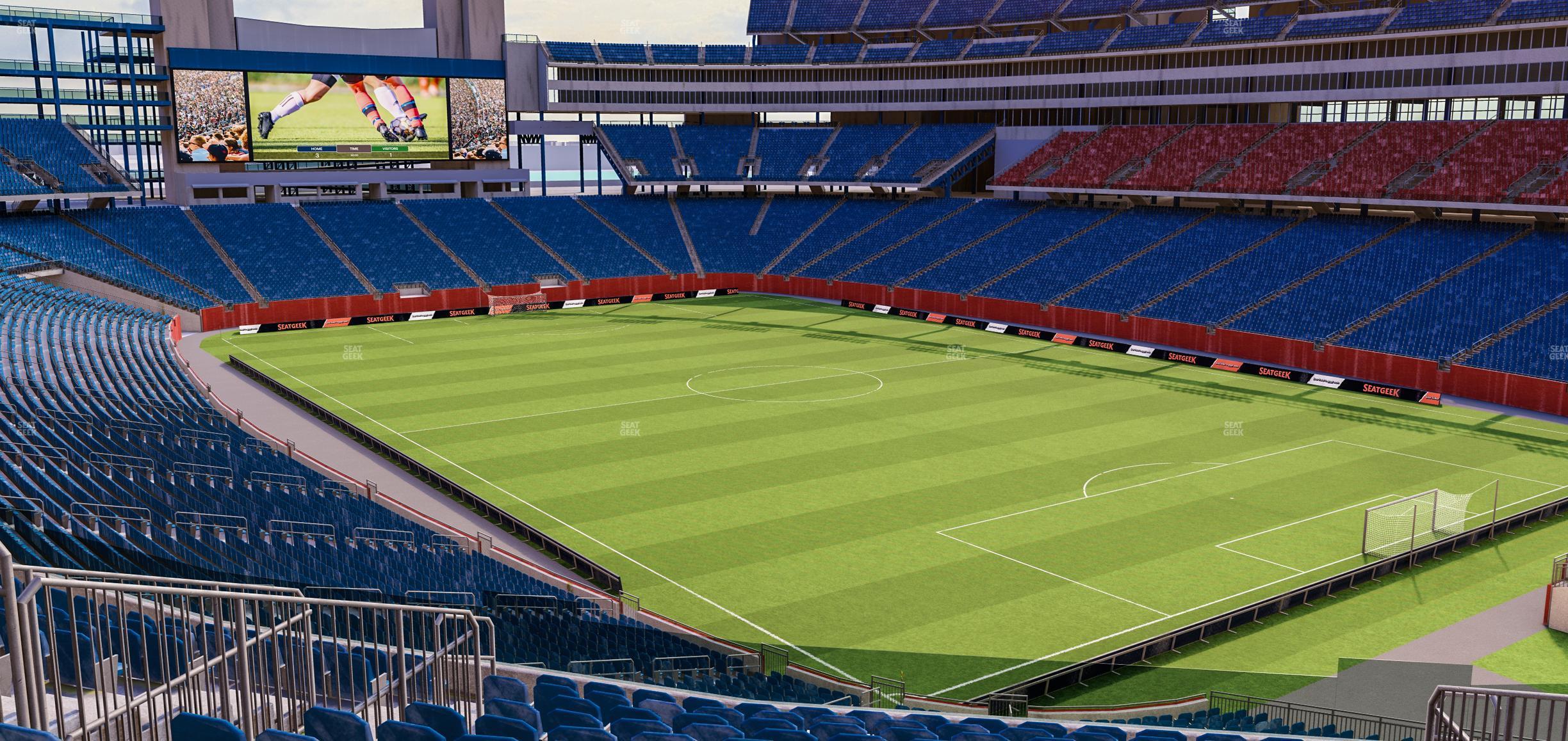 Seating view for Gillette Stadium Section 203