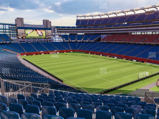 Seating view for Gillette Stadium Section 203