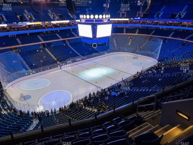 Seating view for KeyBank Center Section 309