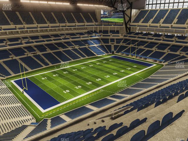 Seating view for Lucas Oil Stadium Section 646