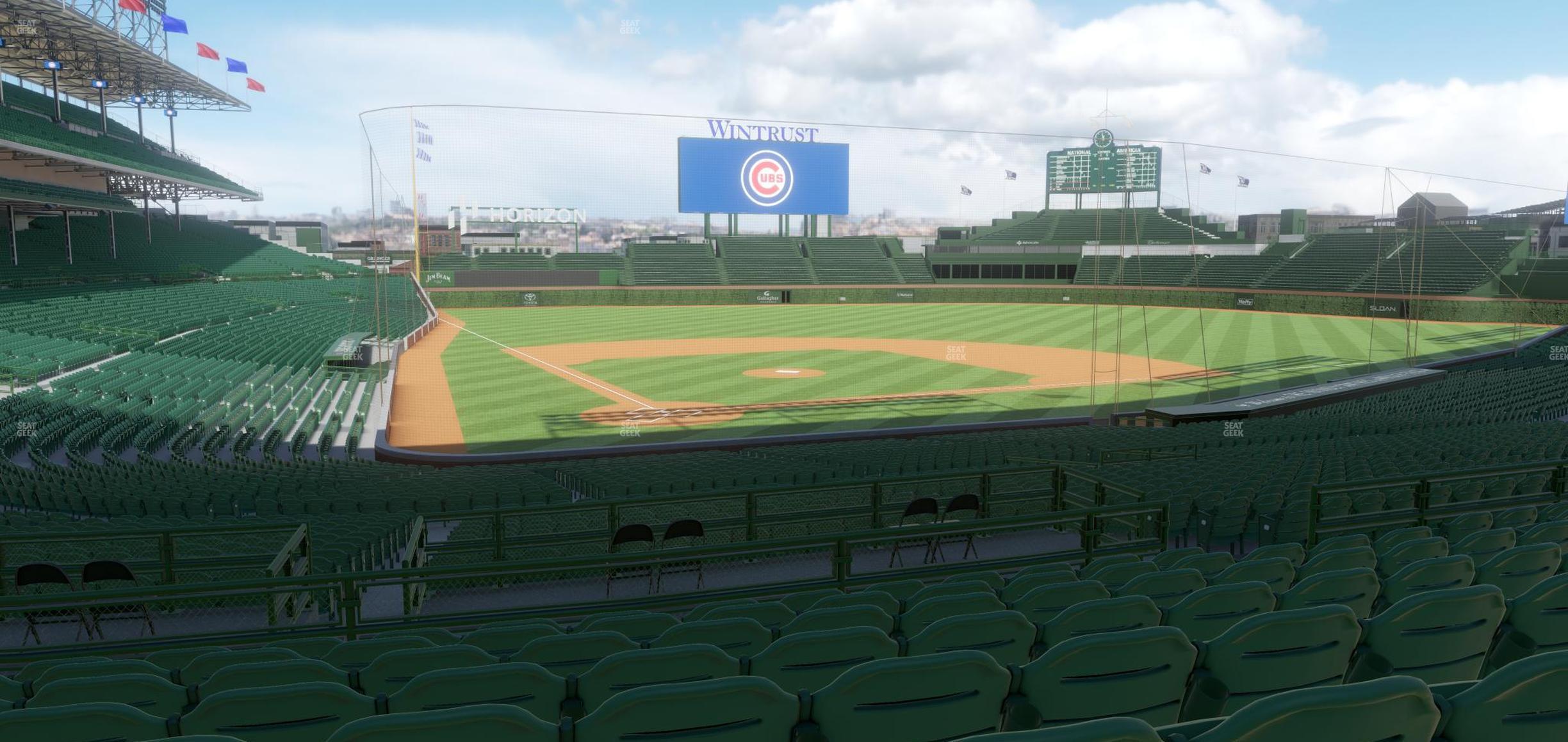 Seating view for Wrigley Field Section 220