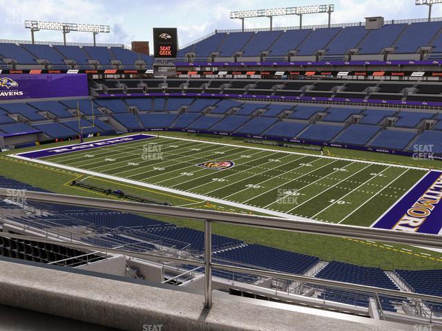 Seating view for M&T Bank Stadium Section Suite 403