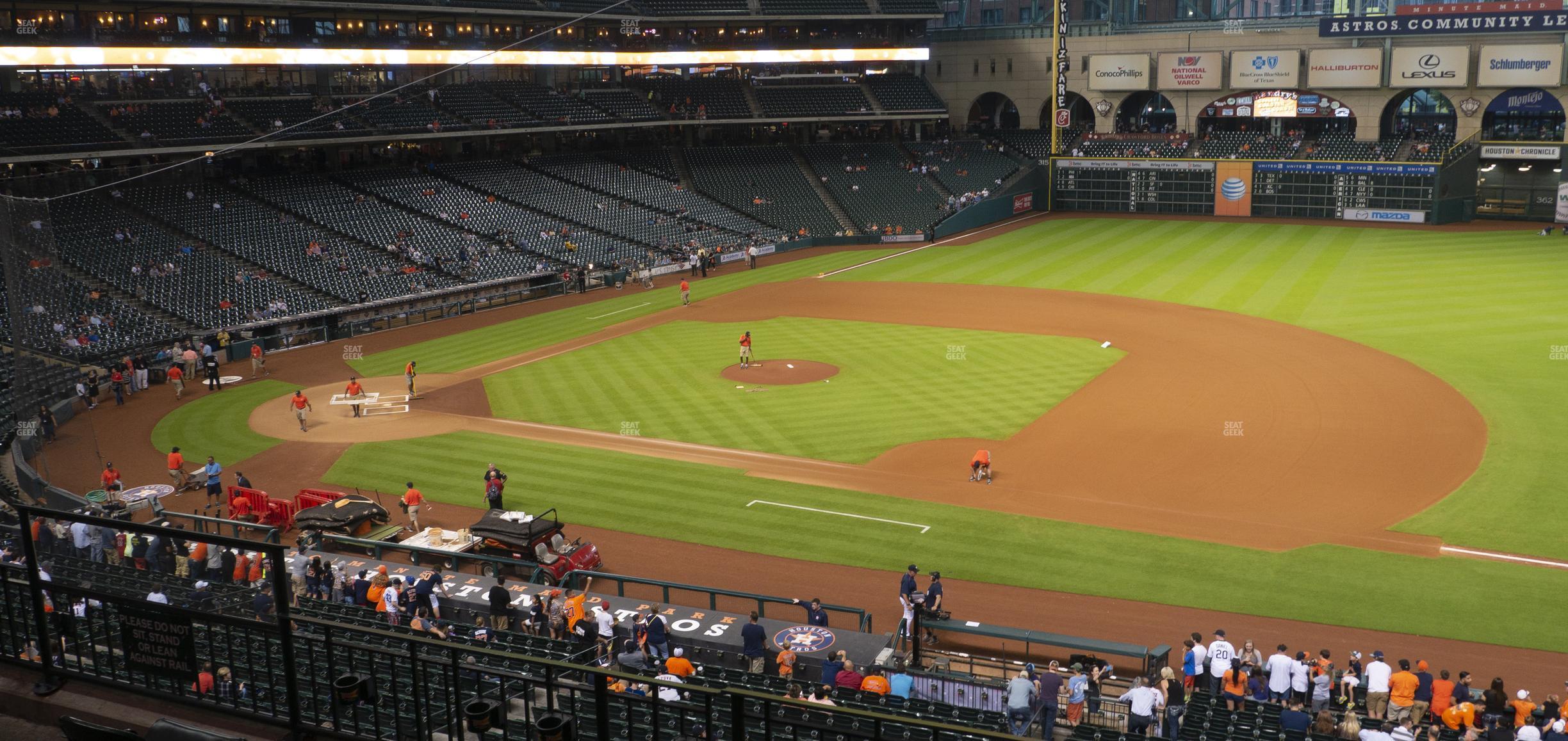 Seating view for Minute Maid Park Section 227