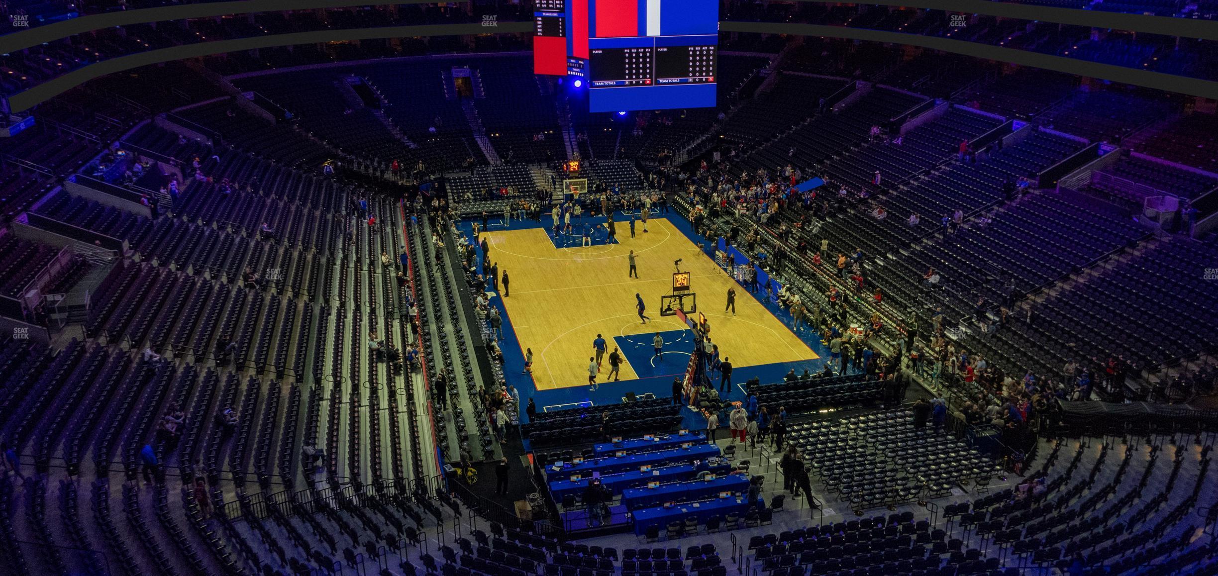 Seating view for Wells Fargo Center Section 218