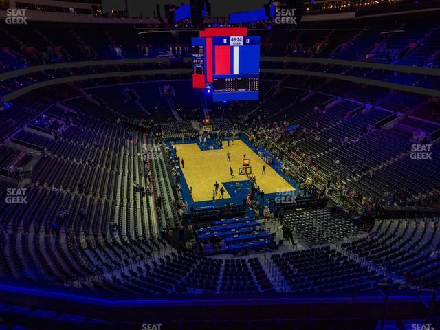 Seating view for Wells Fargo Center Section 218