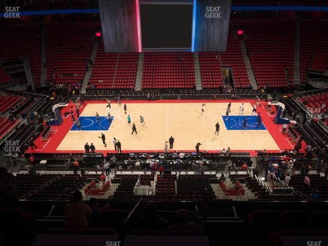 Seating view for Little Caesars Arena Section Mezzanine 28