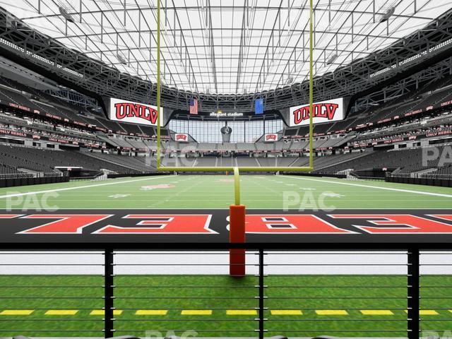 Seating view for Allegiant Stadium Section 123