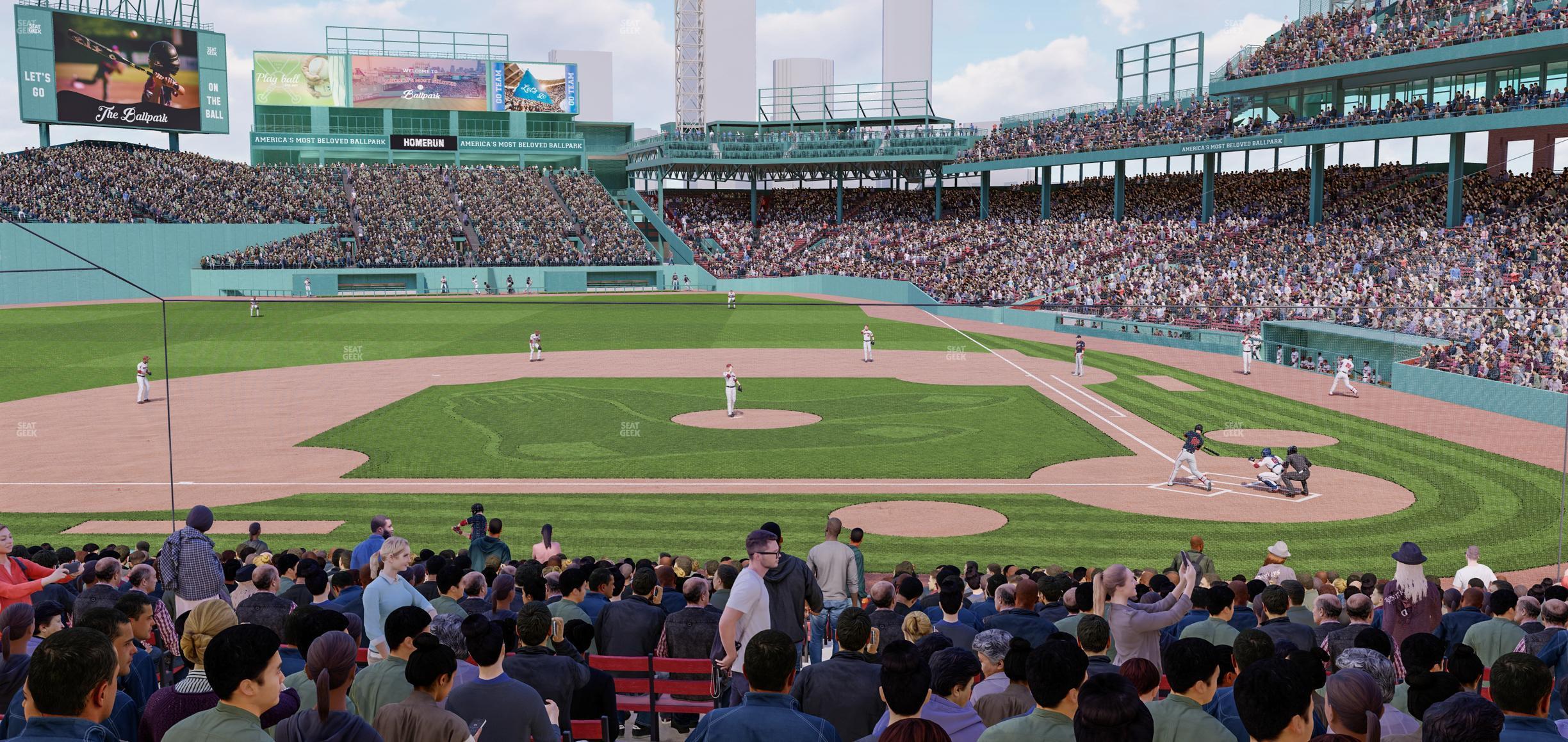 Seating view for Fenway Park Section Loge Box 143