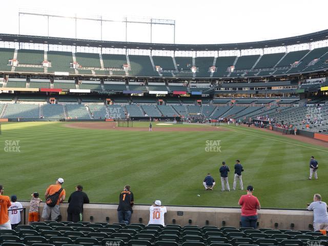 Seating view for Oriole Park at Camden Yards Section 80