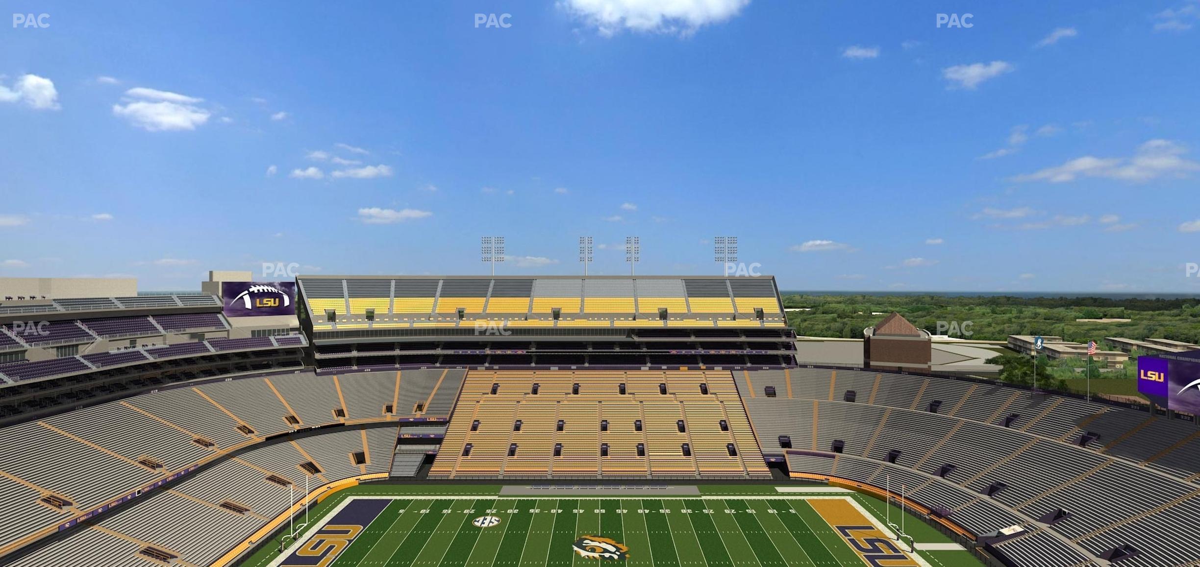 Seating view for Tiger Stadium Section 635